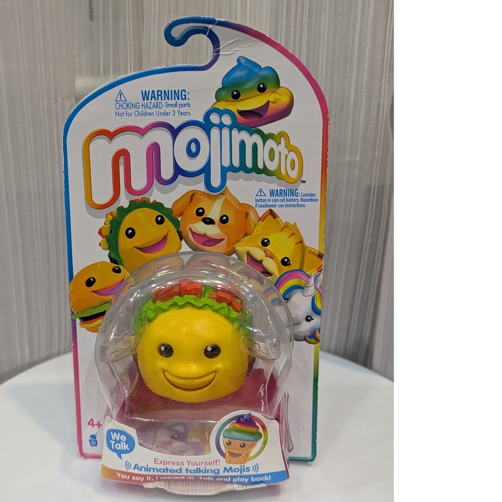Mojimoto Taco Animated Talking Moji Repeating Voice Record Toy by Cepia New
